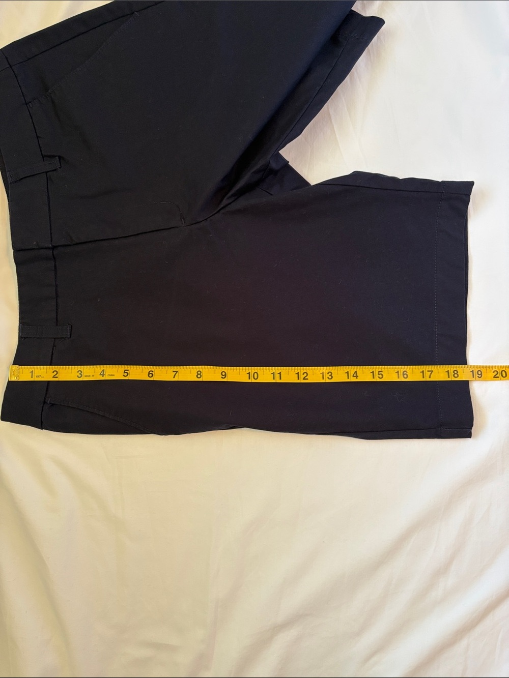 Matty M Medium Navy Blue Bermuda Shorts Long Walking Shorts Coastal Preppy - Picture 7 of 7